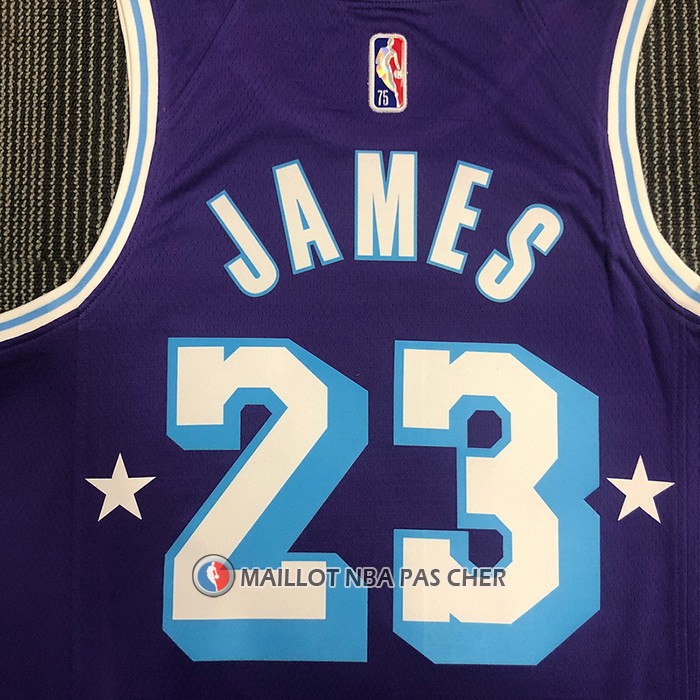 Maillot Los Angeles Lakers Kobe Bryant NO 23 Ville Edition 2021-22 Volet